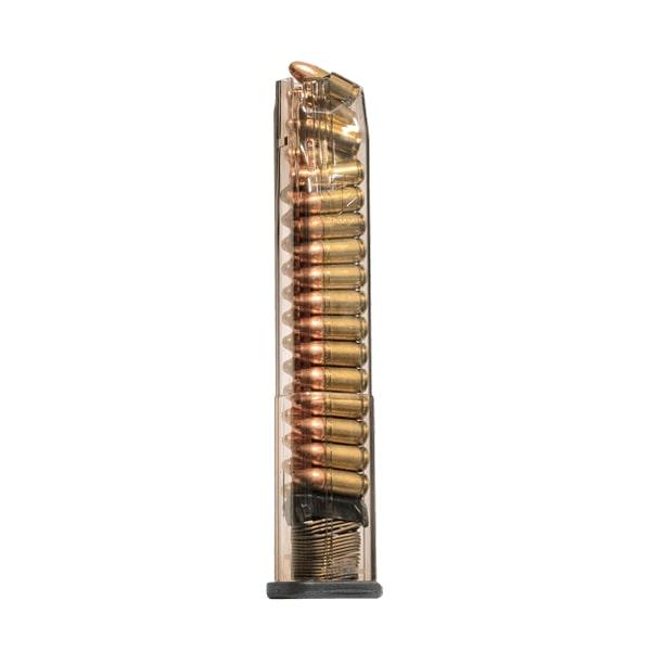 ETS Carbon Smoke Series HK VP9 Extended Handgun Magazine 9mm 30/rd
