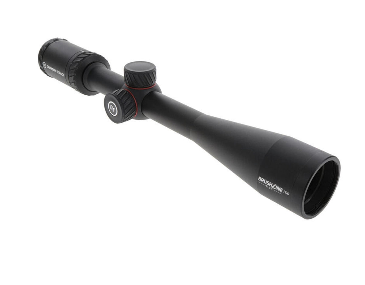 Crimson Trace Brushline Pro 4-12x40mm 1-Inch Second Focal Plane Plex Non-Illuminated Rifle Scope