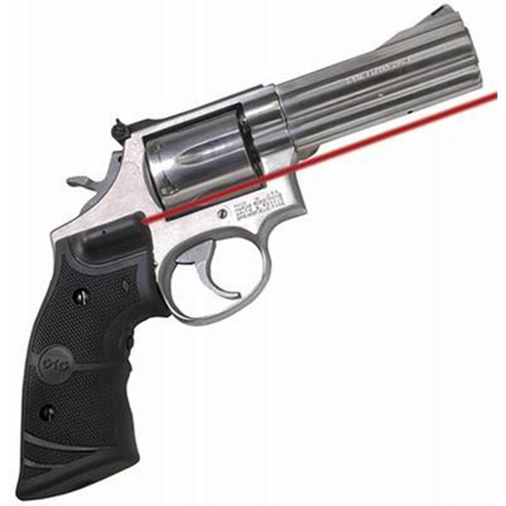 Crimson Trace Red Laser Lasergrip for Smith & Wesson Round-Butt N-Frame Revolvers