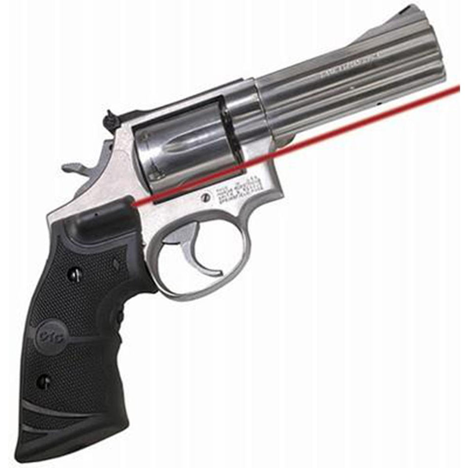 Crimson Trace Red Laser Lasergrip for Smith & Wesson Round-Butt N-Frame Revolvers