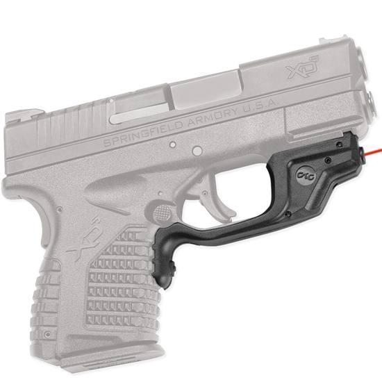 Crimson Trace Red Laser Laserguard for Springfield XD-S Pistol Black