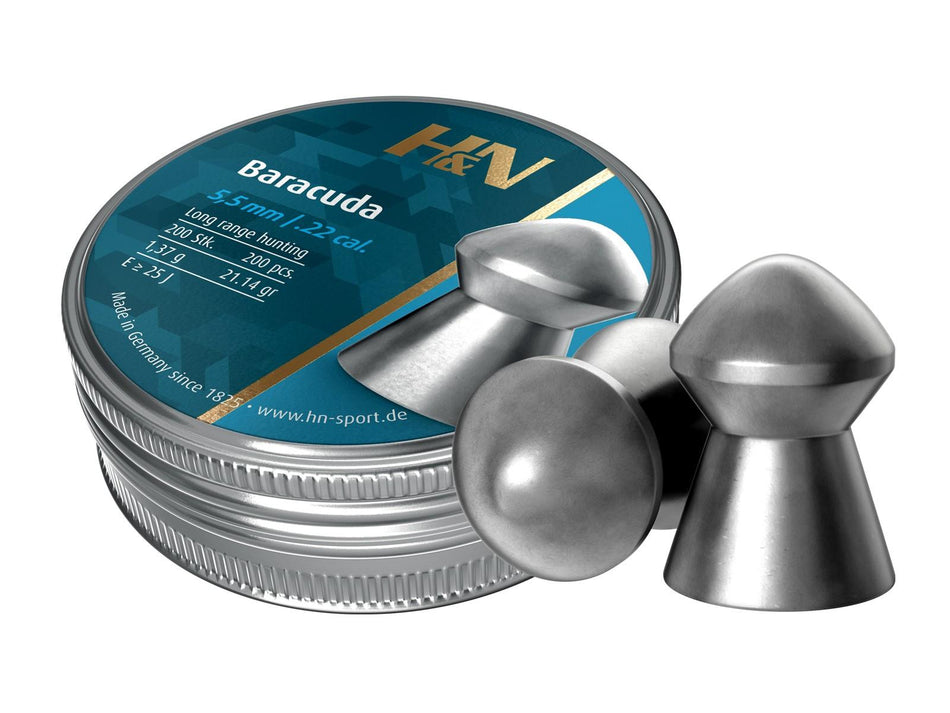H&N Baracuda .22 Caliber Pellets Per 200