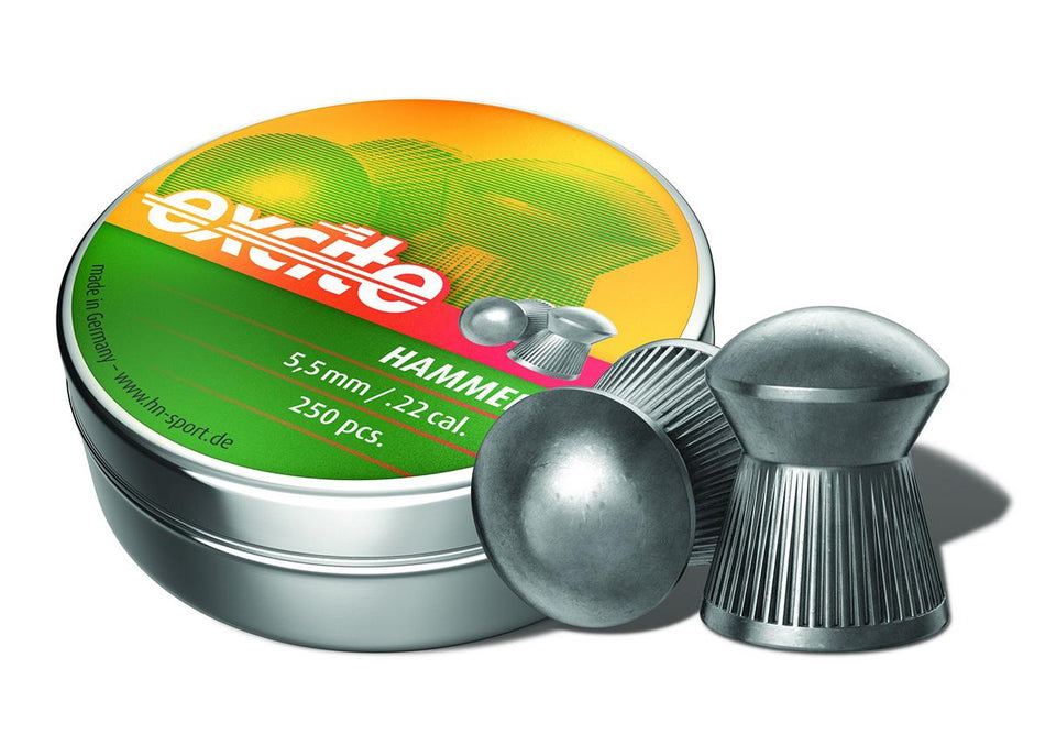 H&N Excite Hammer .22 Cal Economical Airgun Pellets Backyard Plinking