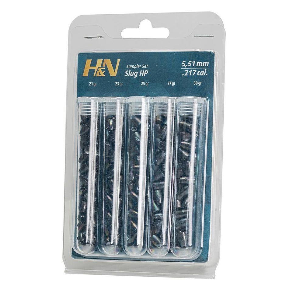 H&N .22 Caliber Slug Sampler 5.51mm Head 150-Count