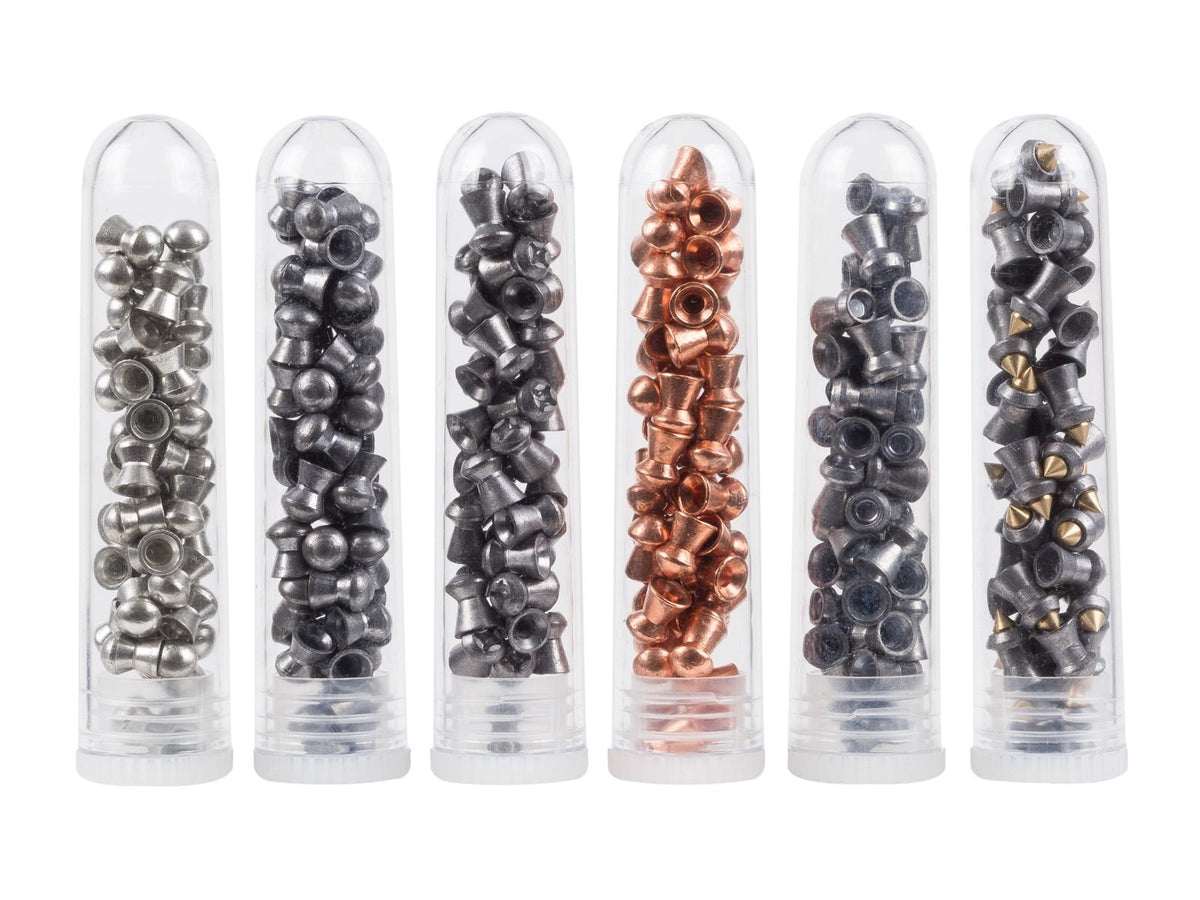 H&N .177 Cal Hunting Sampler Type II Airgun Pellets - 6 Varieties