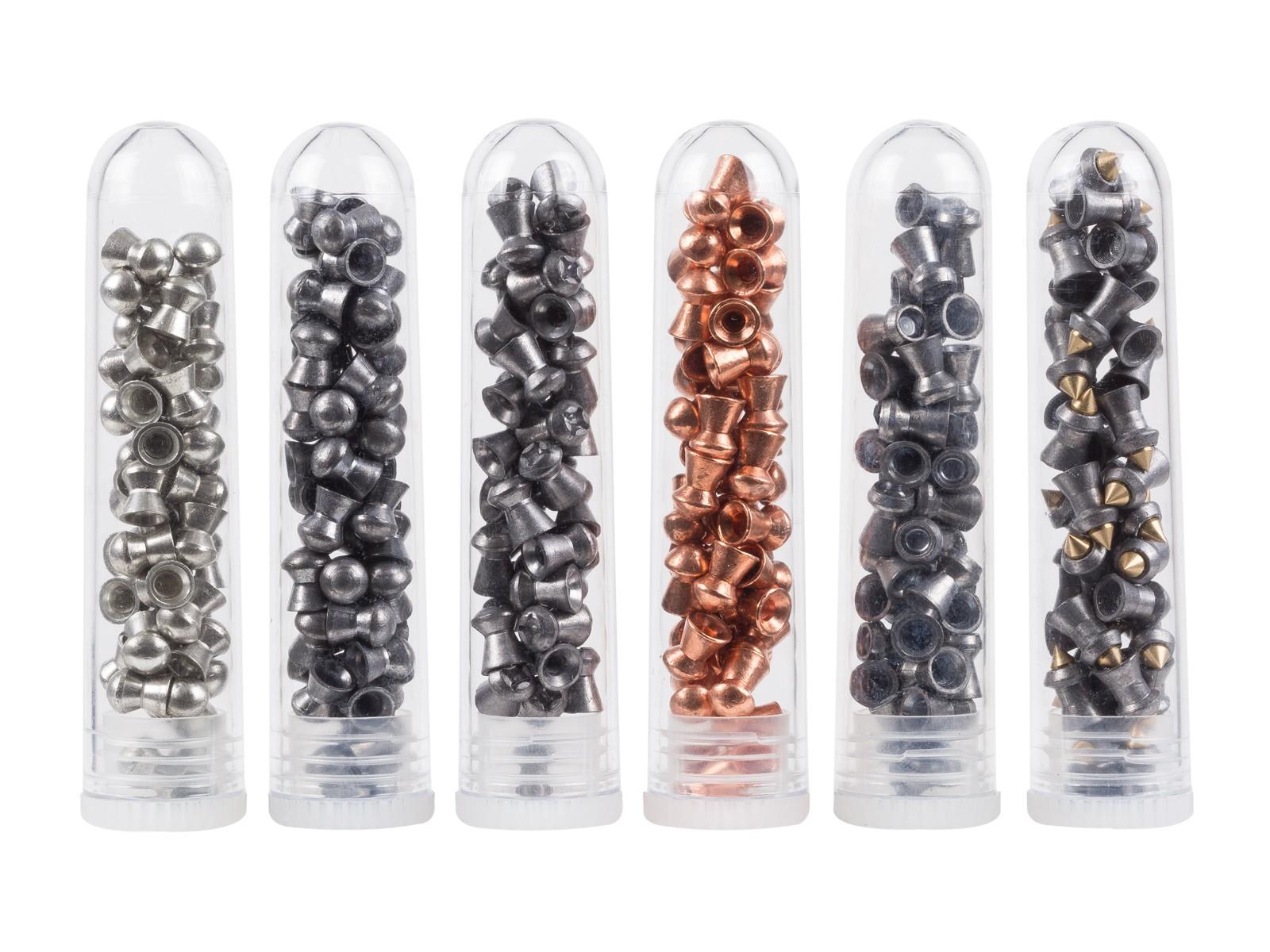 H&N .177 Cal Hunting Sampler Type II Airgun Pellets - 6 Varieties