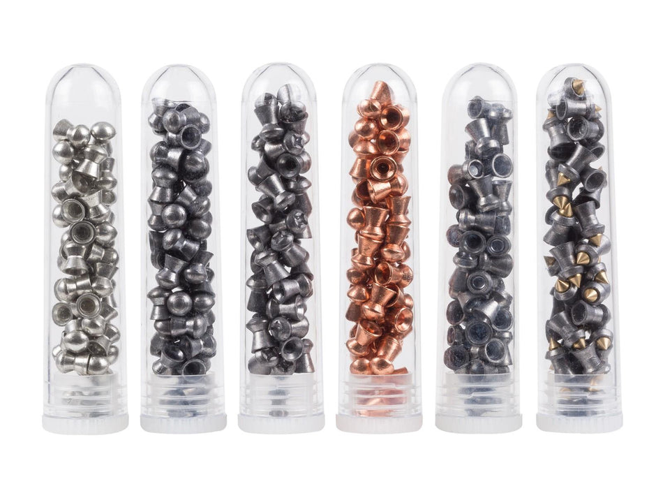 H&N .177 Cal Hunting Sampler Type II Airgun Pellets - 6 Varieties