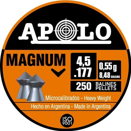 Hatsan Apolo Magnum Air Rifle Pellets .177 Caliber Pointed 250/ct