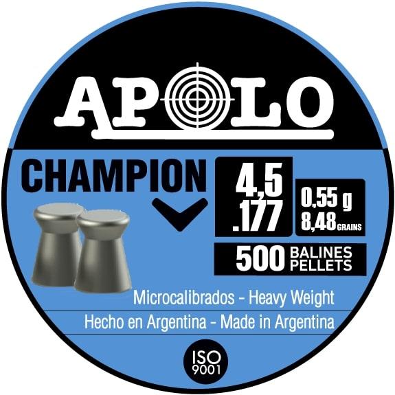 Hatsan Apolo Champion .177 Caliber Airgun Pellets 8.48gr 500/ct