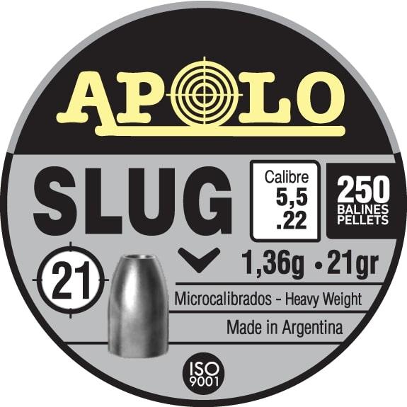 Hatsan Apolo .22 Caliber 21 Grain Slug Air Rifle Pellets 250/ct