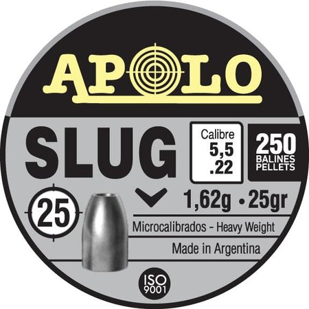 Hatsan Apolo Slug .22 Cal Air Pellets 25gr 250/ct