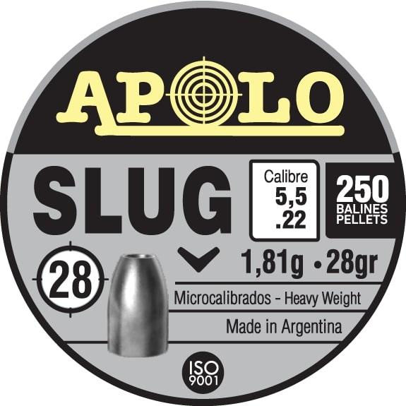 Hatsan Apolo .22 Cal 28gr Slug Air Rifle Pellets 250/ct