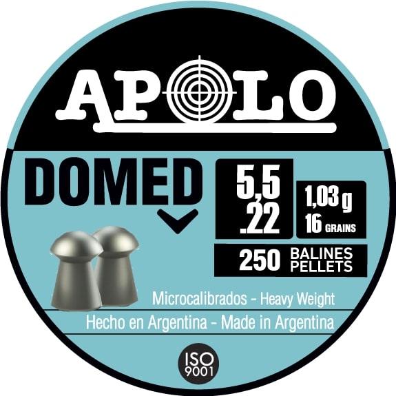 Hatsan Apolo Domed .22 Cal 16gr Airgun Pellets 250-Pack