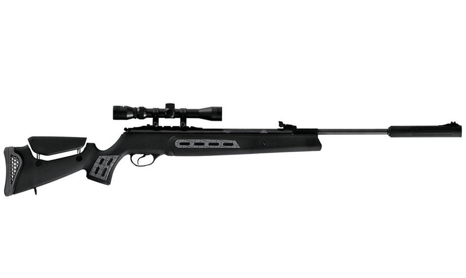 Hatsan MOD 125 Spring Piston Sniper Combo .25 Cal Airgun 900fps Black