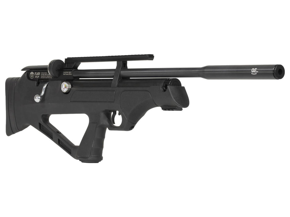 Hatsan FlashPup .22 Caliber QE Advanced Bullpup PCP Air Rifle 1120fps 2 Magazines