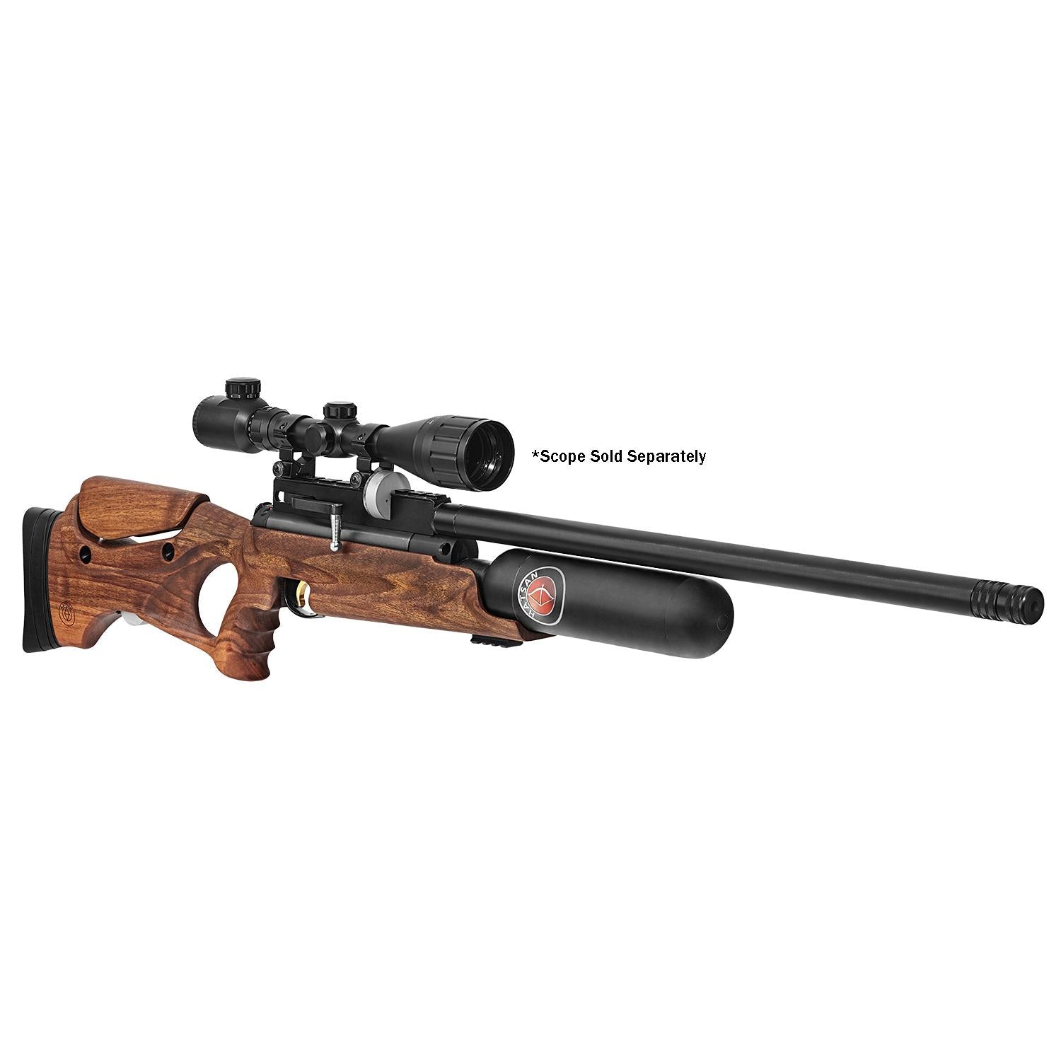 Hatsan NeutronStar .25 Cal PCP Air Rifle 1050 FPS 2 Mags Walnut Stock