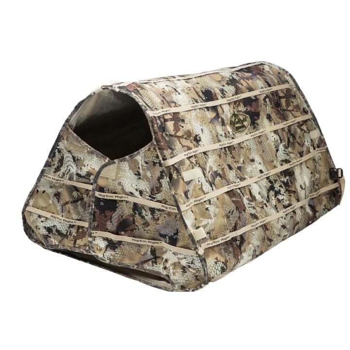 Rig'Em Right Field Bully Hunting Dog Blind GORE Optifade Marsh