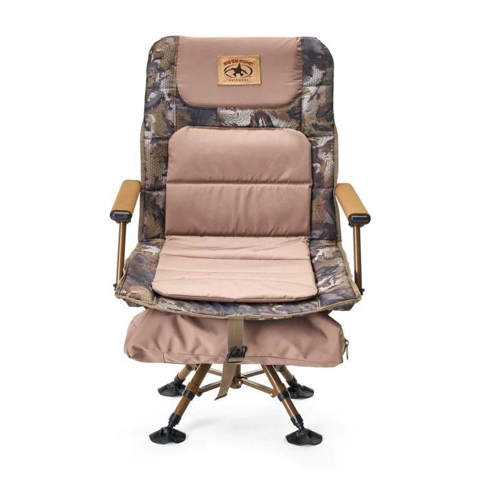 Rig'Em Right Hyde 360 Chair Optifade Timber with Quiet 360-Degree Rotation