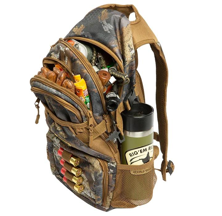 Rig'Em Right Stump Jumper Blind Backpack Optifade Timber Camo