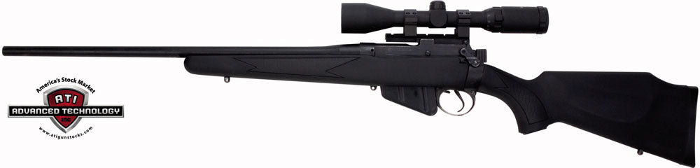 Advanced Technology Black Synthetic Replacement Stock for Enfield Post-1914 Rifle
