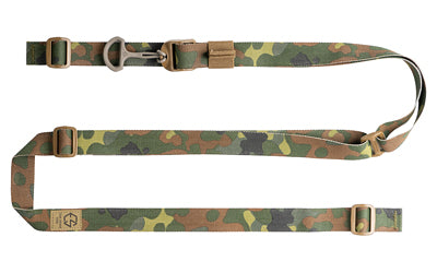 ESD 2-Point Combat Rifle Sling 1" Width Flecktarn Camo, 20+ In. Adjustment, ESD-SL-FLEK