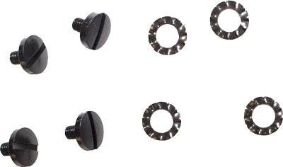 Beretta 92/80 Series Slotted Grip Screw Kit 4 Black Screws with Washers