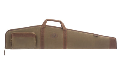 Evolution Outdoor Rawhide 44" Lever Action Gun Case, Cotton Duck Canvas with Plaid Flannel Lining, Brown