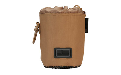 Evolution Outdoor Coyote Brass Catcher Bag, Mesh Bottom, Cinch Closure, Belt Compatible