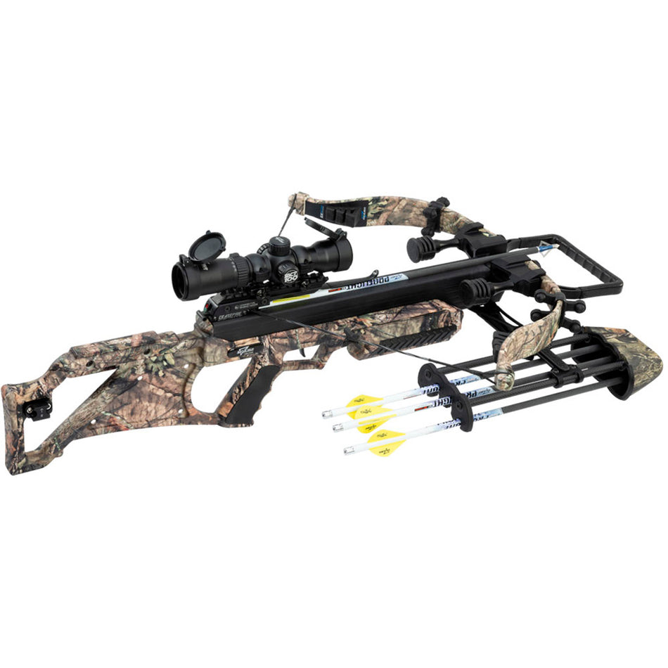 Excalibur Micro Suppressor Extreme Recurve Crossbow BreakUp Country Tact100 Scope and Charger EXT