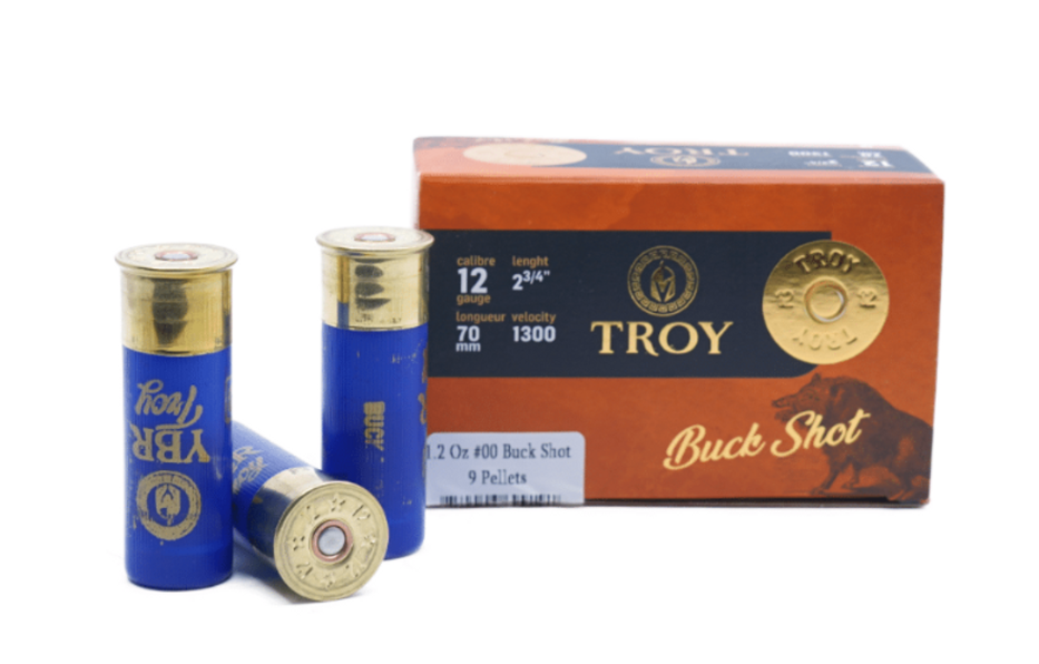 Troy 12 Gauge 2 3/4" 1.2 oz 9 Pellet 00 Buckshot