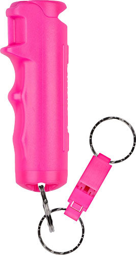 Sabre Pink Pepper Gel with Quick-Release Whistle Flip-Top
