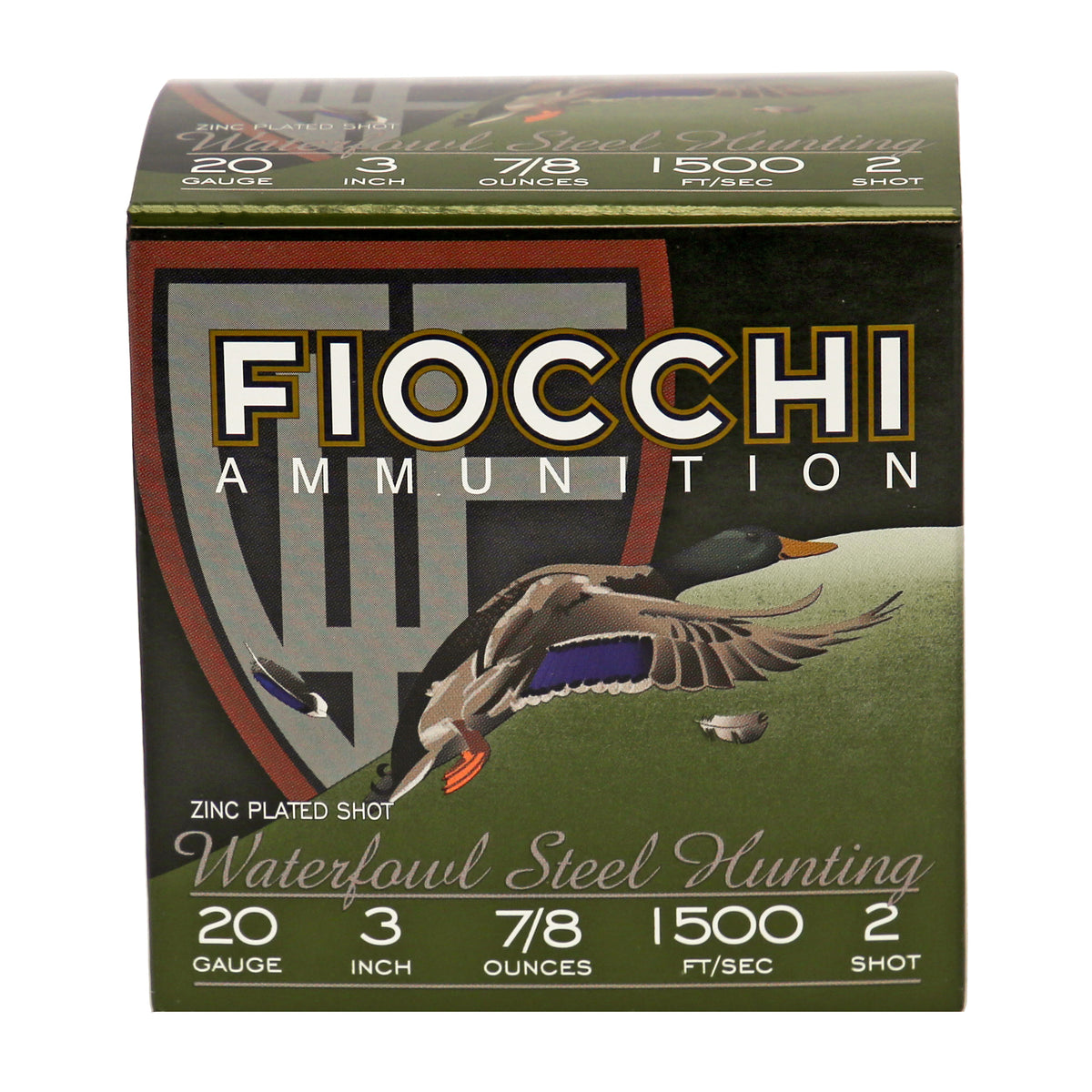 Fiocchi 20 Gauge 203ST2 Flyway Waterfowl 3" 7/8oz 2 Shot