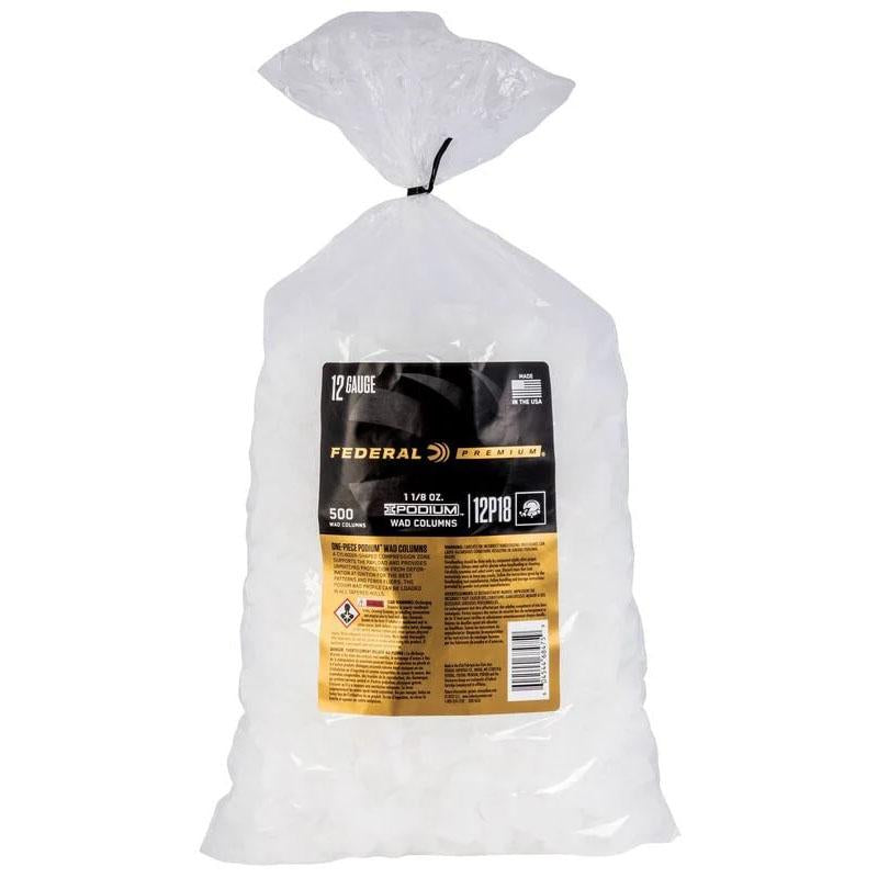 Federal Podium 12 Gauge 1-1/8oz Reloading Wads 500/ct