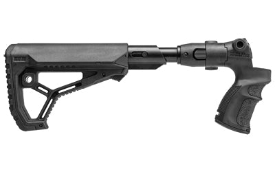 FAB Defense M4-Style Folding Buttstock with Shock Absorber for Mossberg 500 Shotgun, Black