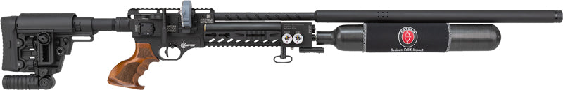 Hatsan Factor Sniper Long 22 Cal PCP Air Rifle 21rd Mag Black