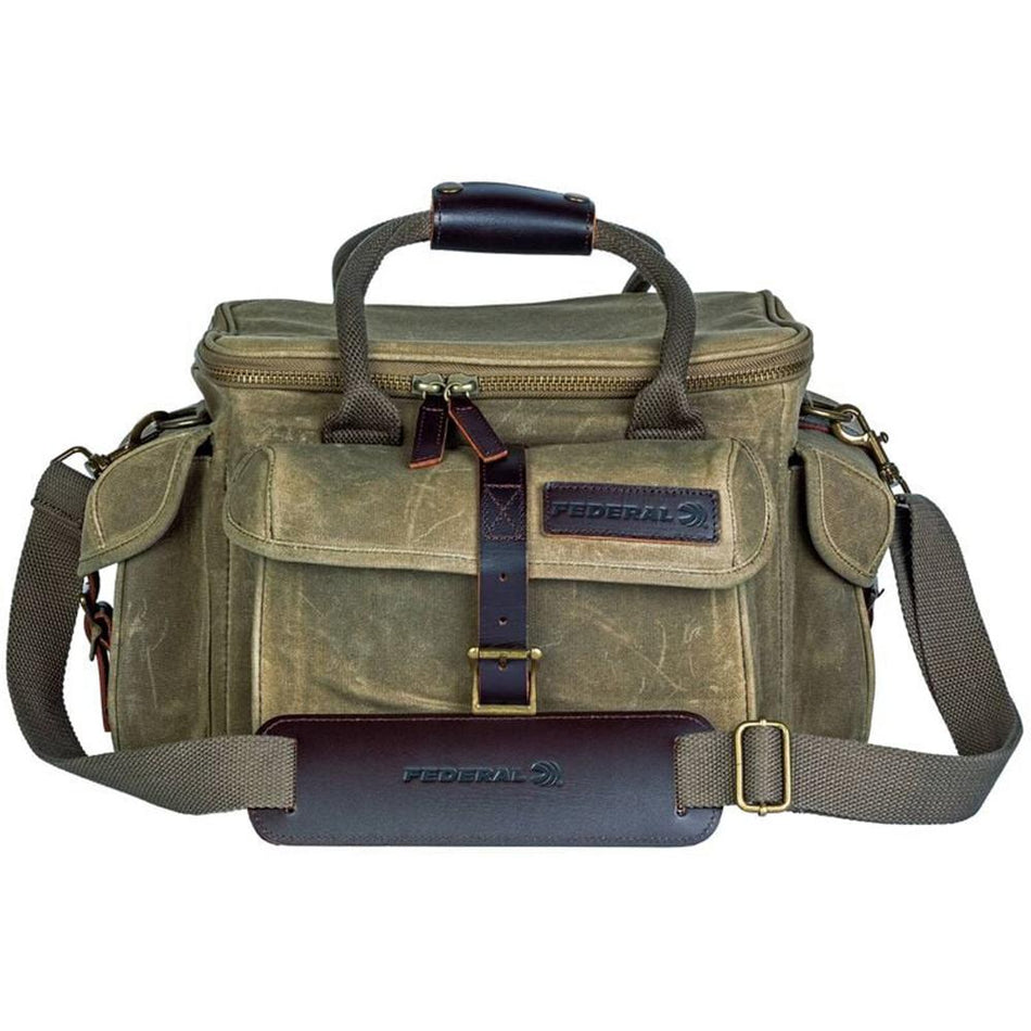 Federal Premium OD Green Waxed Canvas Range Bag