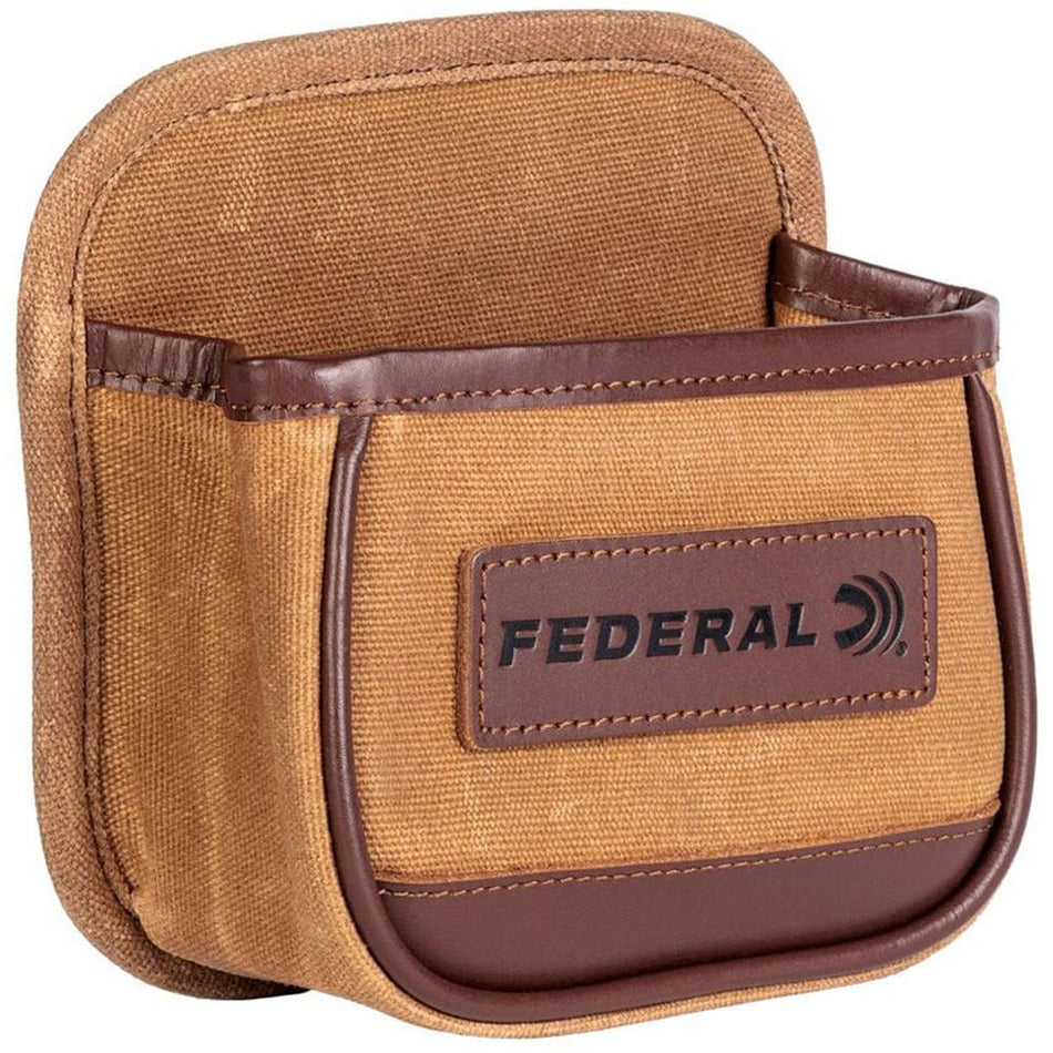 Federal Premium Shotshell Box Pouch Single Box Tan Waxed Canvas