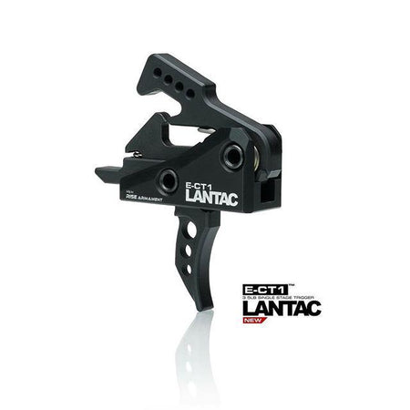 Lantac E-CT1 AR Single Stage Trigger Curved 3.5 lb Pull Black Finish