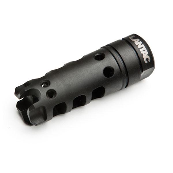 Lantac Dragon Muzzle Brake for AR-15 .223/5.56 - 1/2x28, Hardened Steel, Black Nitride