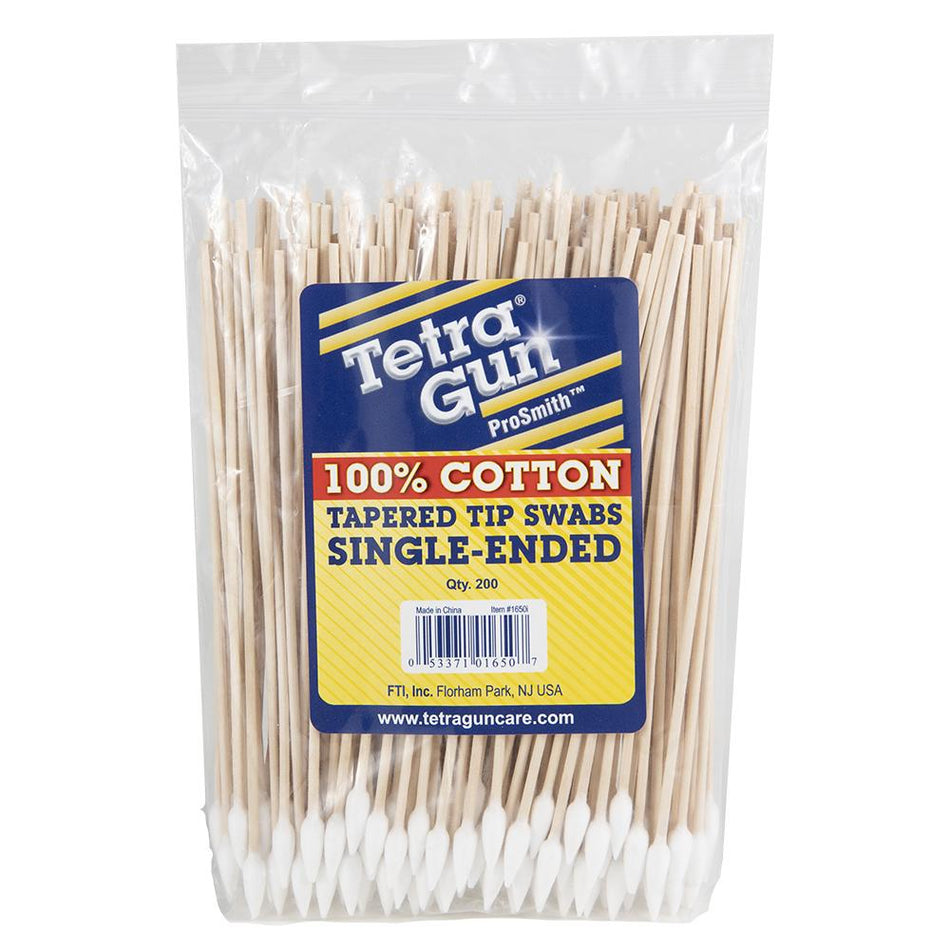 ProSmit 6" Tapered-Tip Swabs for Firearm Cleaning 200 Count