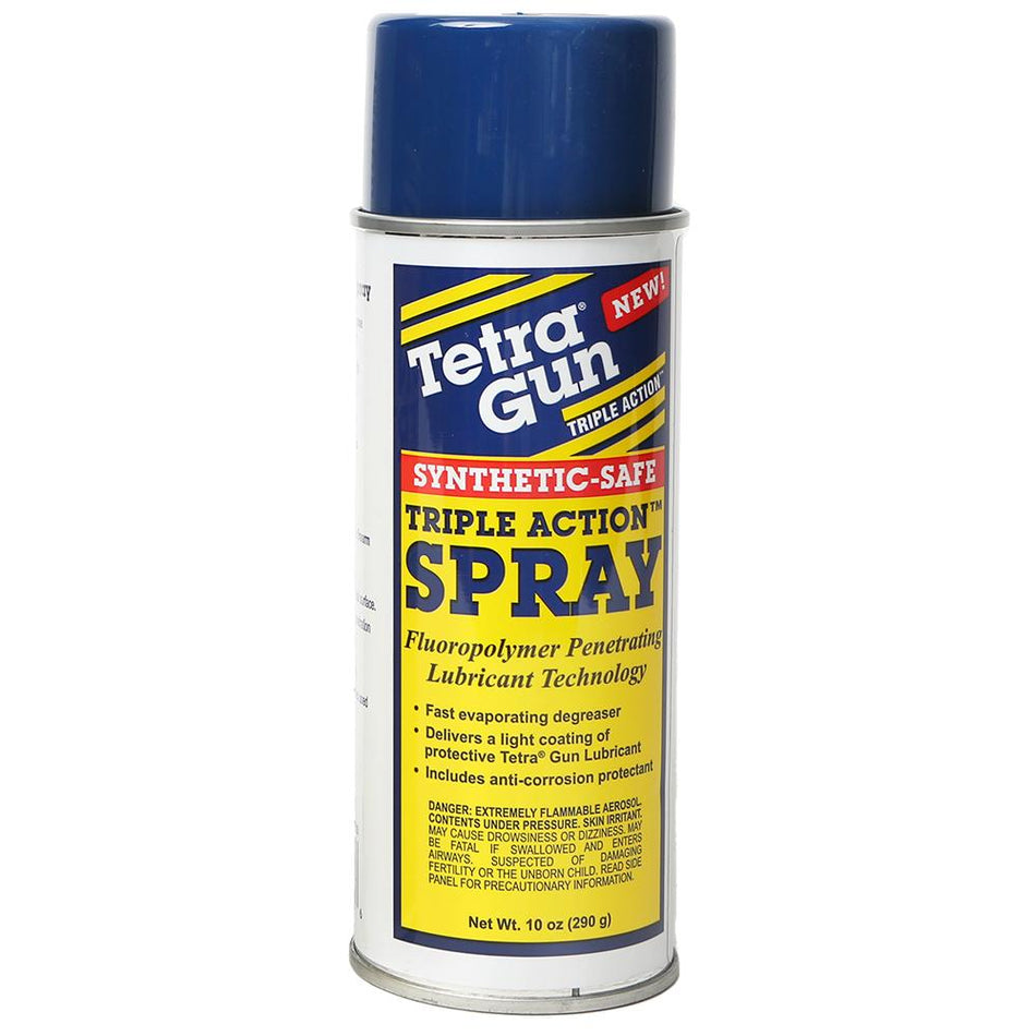 Tetra Gun Triple Action Fluoropolymer Lubricant and Cleaner 10 oz Aerosol