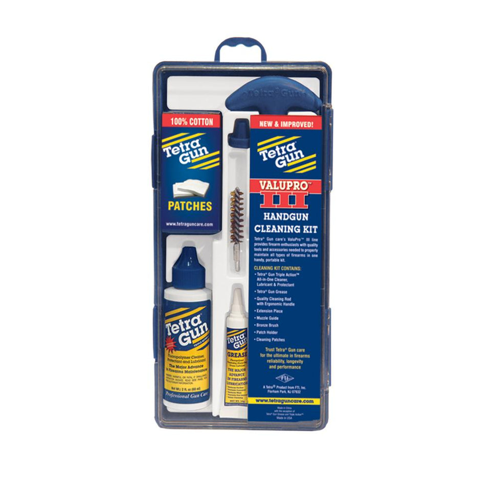 Tetra ValuPro III Handgun Cleaning Kit .22-.25 Caliber