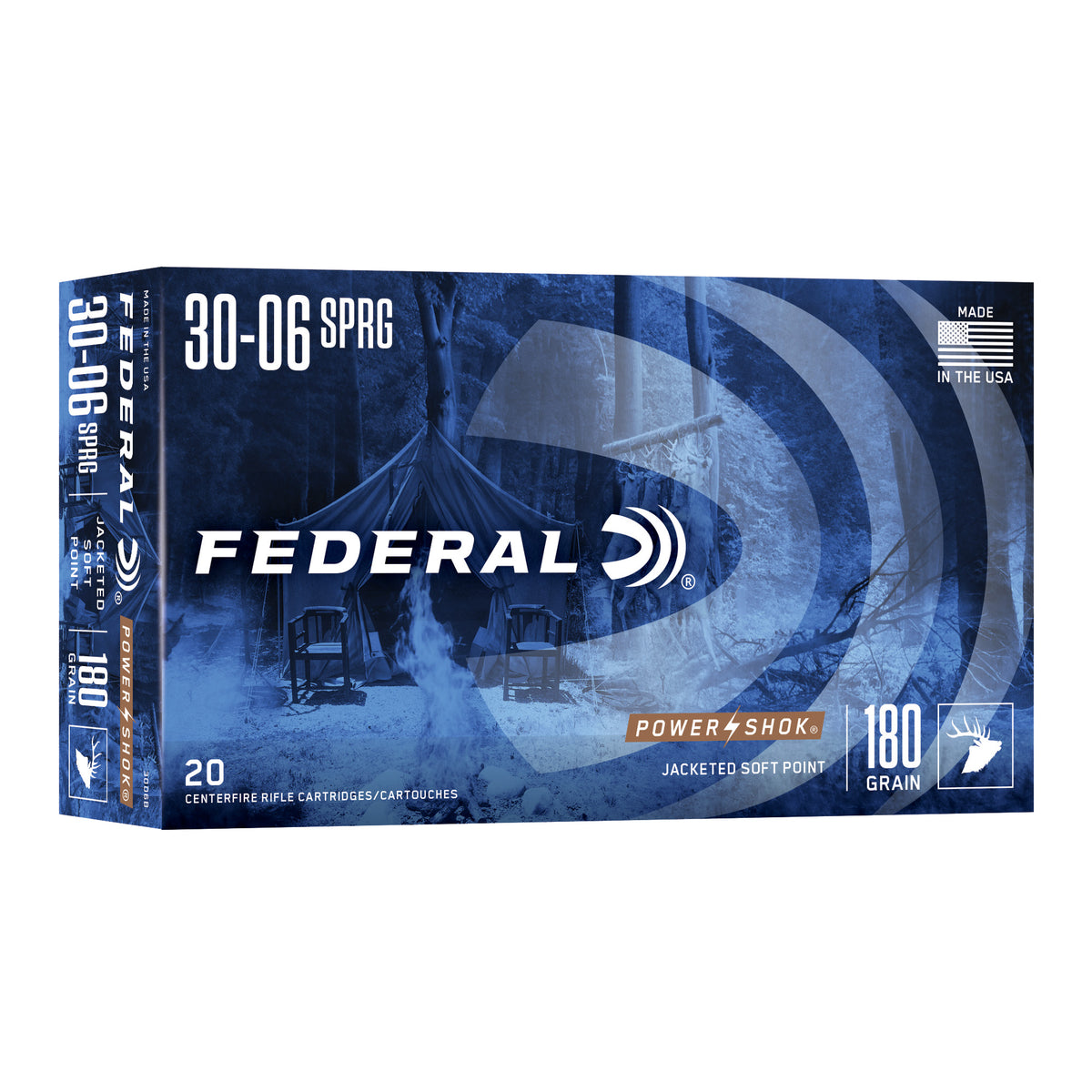 Fiocchi .30-06 Springfield 3006B Field Dynamics Jacketed Soft Point JSP 150 Grain