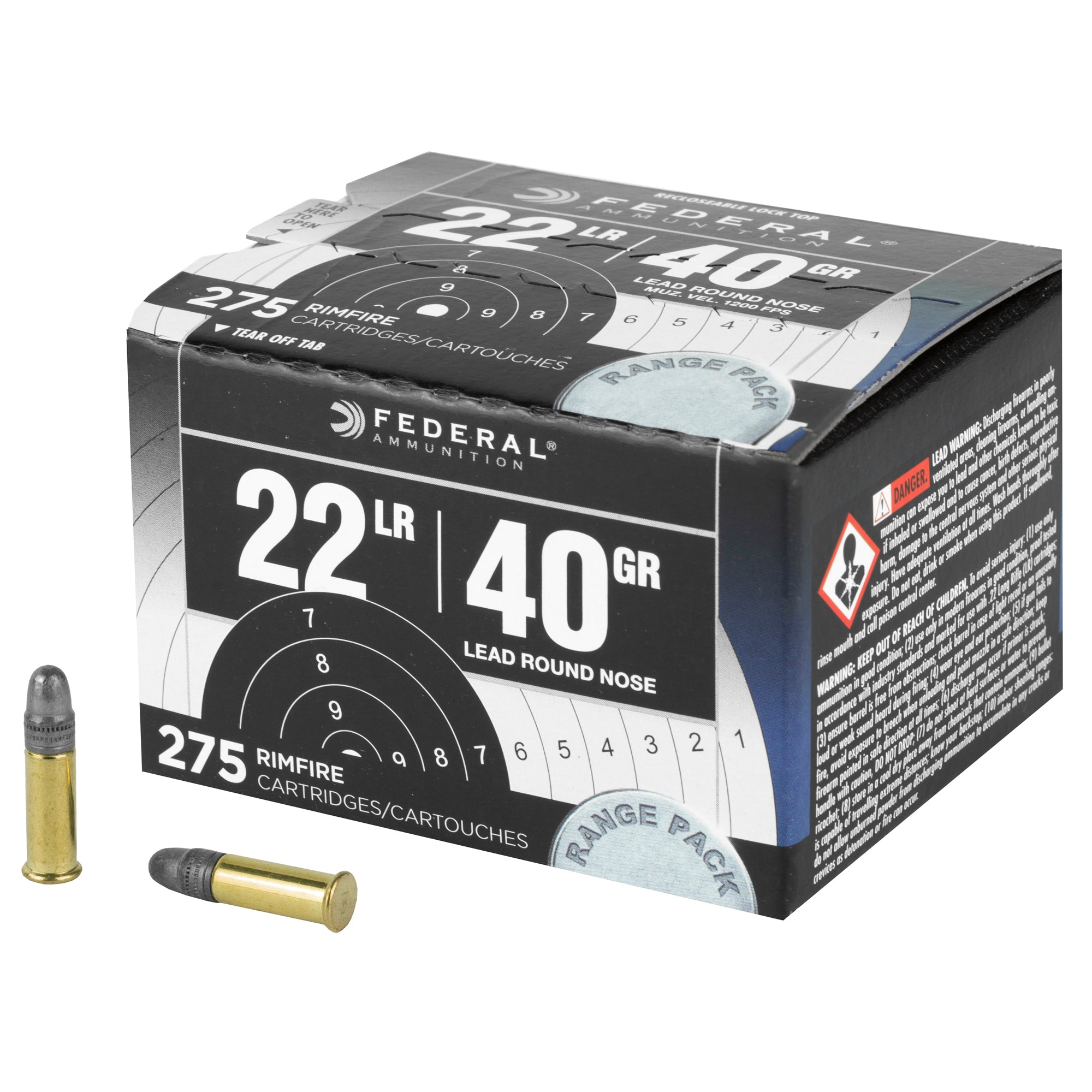 Underwood Ammo .380 ACP/Auto 729 Flat Nose Hi-Tek Coated Hard Cast +P 100 Grain