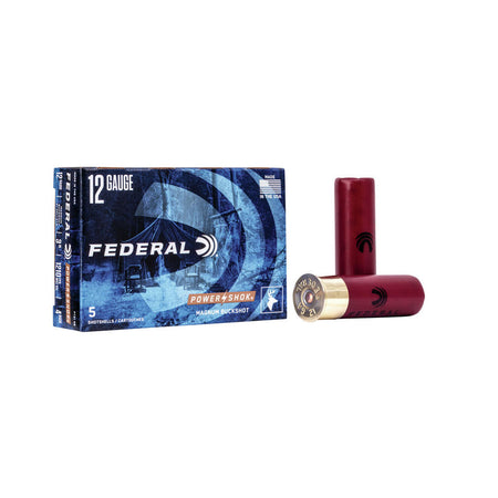 Federal 12 Gauge F1314B Power-Shok Magnum 3" 1-15/16oz 4 Buck Shot