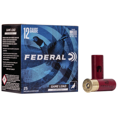 Federal 12 Gauge H1266 Game-Shok High Brass 2.75" 1-1/4oz 6 Shot