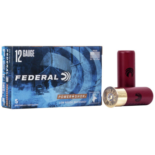 Federal 12 Gauge H13200 Power-Shok Low Recoil 2.75" 1-3/16oz 00 Buck Shot