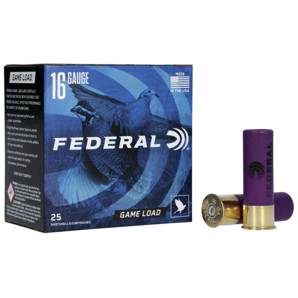 Federal 16 Gauge H1606 Game-Shok Upland 2.75" 1oz 6 Shot