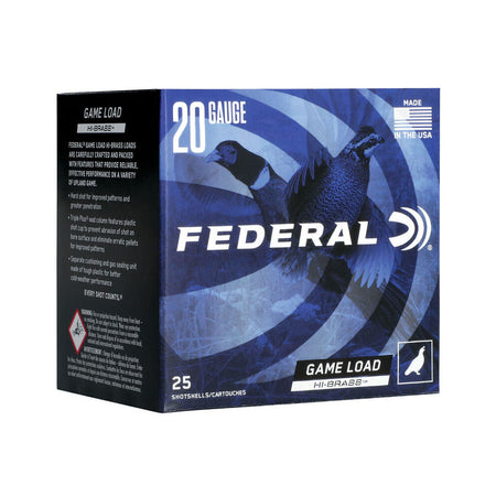 Federal 20 Gauge H2585 Game-Shok High Brass 3" 1-1/4oz 5 Shot