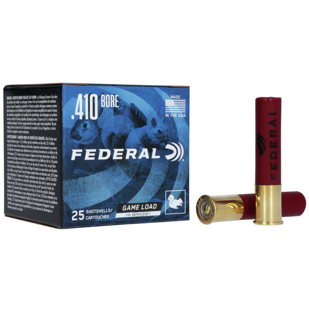 Federal .410 Bore H4126 Game-Shok High Brass 2.5" 1/2oz 6 Shot